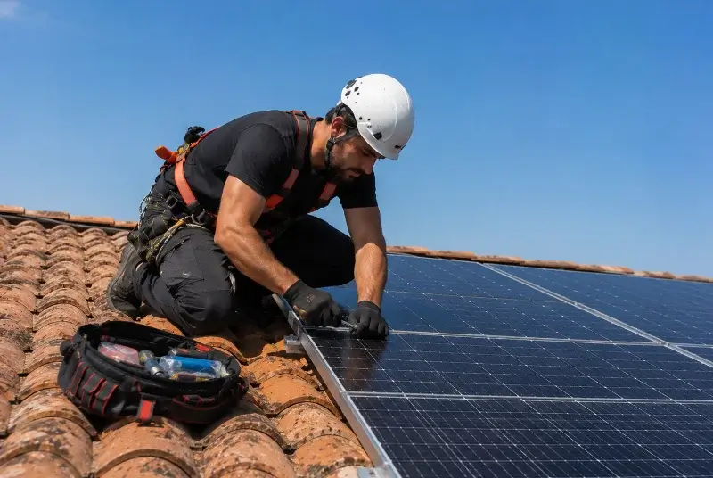 Maintenance et monitoring de panneaux solaires à Veigy-Foncenex