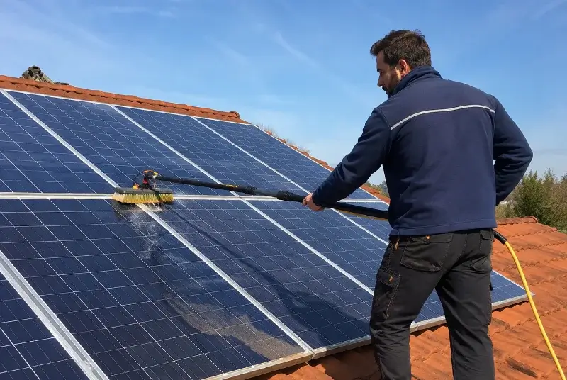 Nettoyage et entretien de panneaux solaires à Veigy-Foncenex